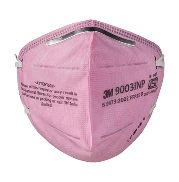 3m 9003inp p1 bis particulate respirator mask pink pack of 5